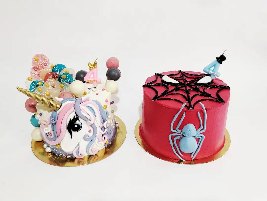 Classic White Wedding Cake - Front View